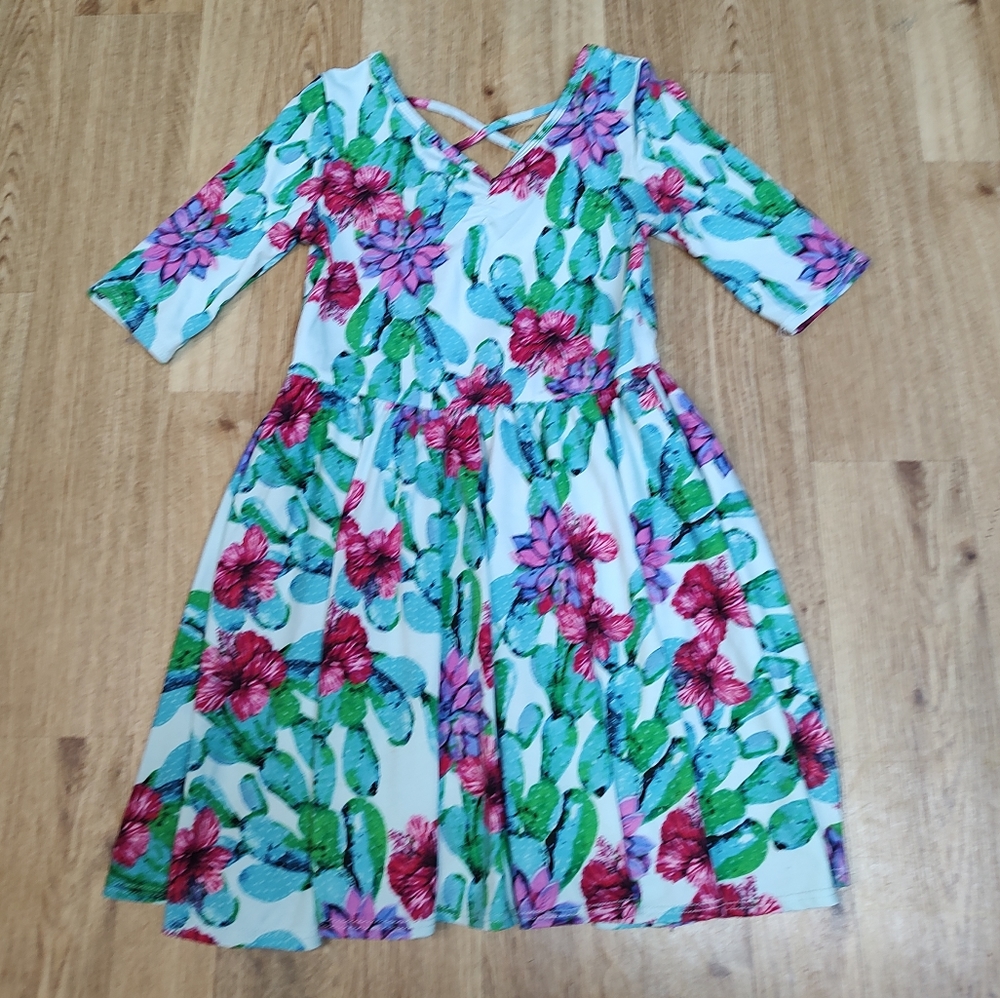 Boutique size 3/4 floral dress